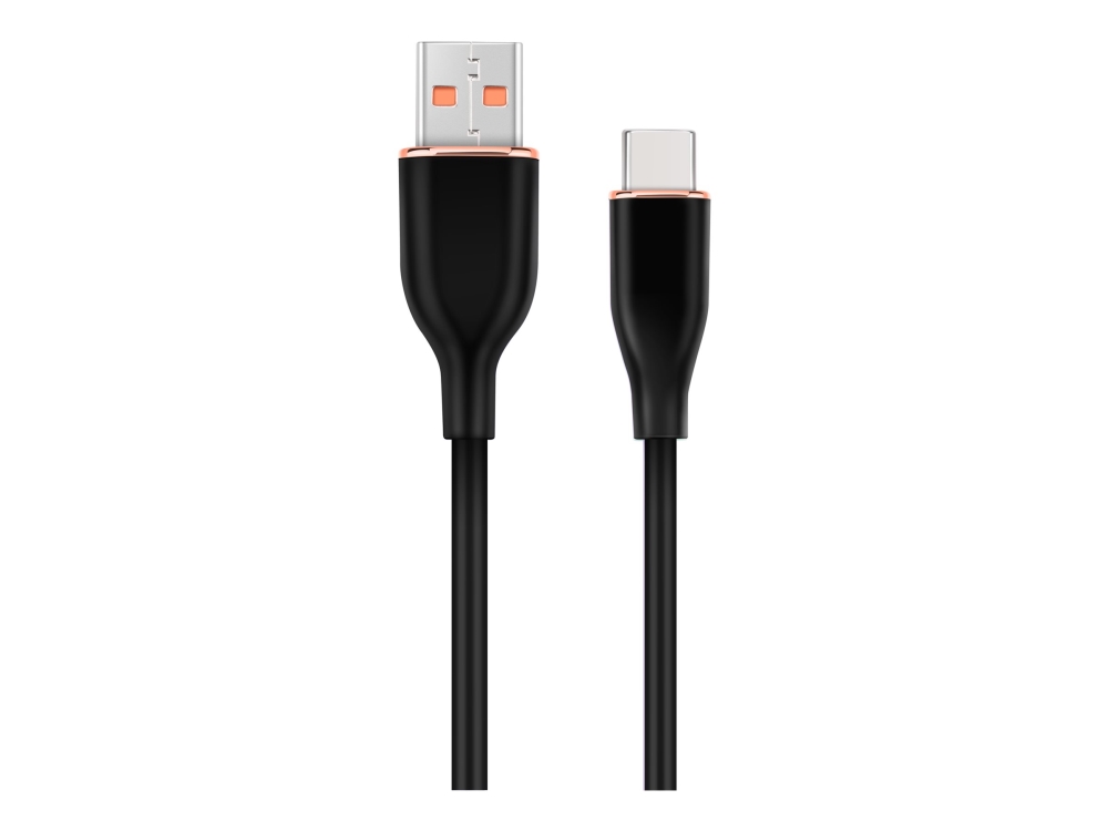 Cablexpert Premium - Usb-Kabel - Usb (Han) Til 24 Pin Usb-C (Han) - Usb 2.0 - 2.1 A - 1.5 M - Data Og Opladning, Formet - Sort