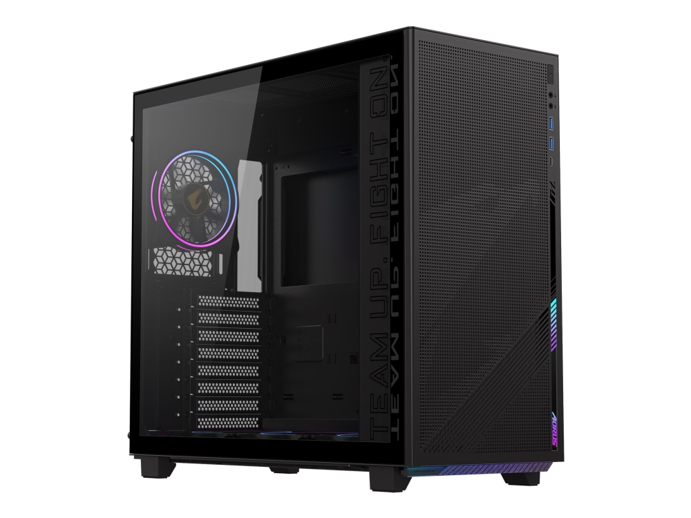 Gigabyte C400, Midi Tower, Pc, Schwarz, Atx, Micro Atx, Mini-Itx, Glas, Kunststoff, Stahl, Gaming