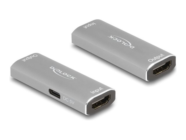 Delock - Repeater - Hdmi - 19 Pin Hdmi Type A (Female) / 19 Pin Hdmi Type A (Female) - Op Til 20 M