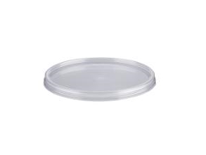 Plastlåg Ø122xh9mm Pp Til 1110Ml Bøtte 24 Stk/Ps Klar,24 Stk/Ps - (24 Stk.)