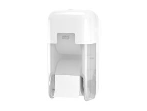 Tork Toilettenpapier-Spender T7 Optiserve D17.4Xb17.1Xh32.3 Cm Abs Weiß Für 2 Rollen, 1 Stk/Krt