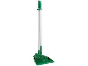 Vikan Kehrschaufel-Set Mit Langem Stiel Und Besen Mittel 330Mm Grün, 10 Stück/Crt