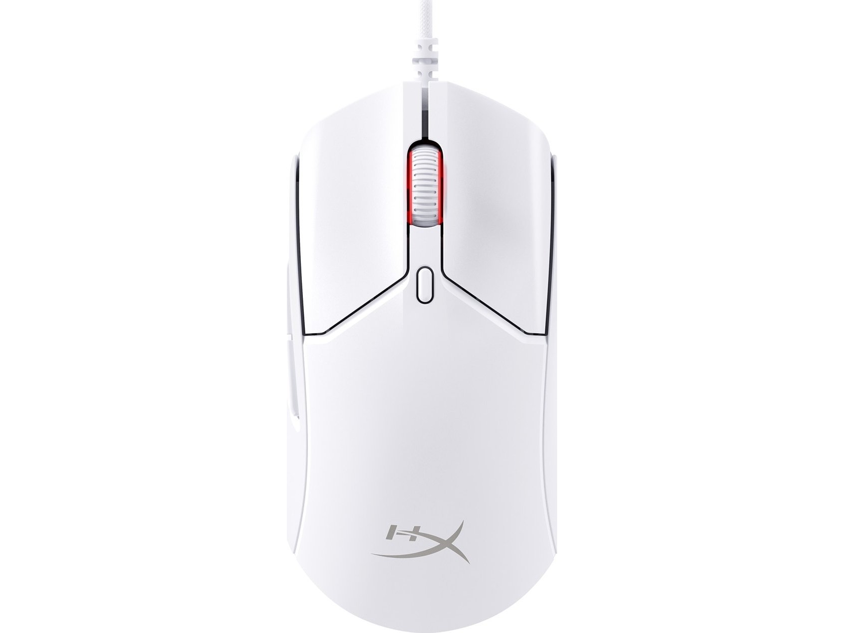 Hyperx Pulsefire Haste 2 Optisk Kabel Vit