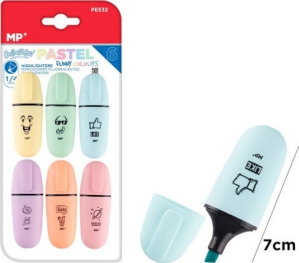 Teka 6-Farben-Highlighter