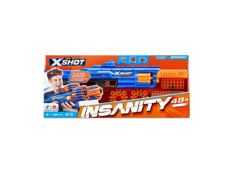 XShot X-SHOT žaislinis šautuvas Berzerko Insanity, 1 serija, 36610