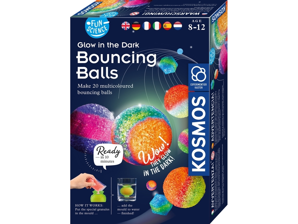Kosmos Fun Science Bouncing Balls, Bälle, Chemie, 8 Jahr(E), Mehrfarbig