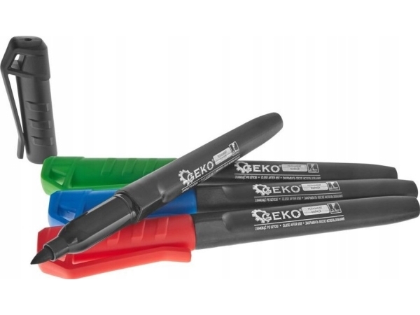 Geko Permanent Mix Color Construction Marker - 4 Stück (12/144)