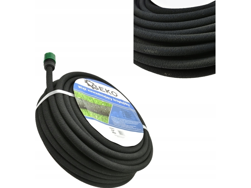 Geko Droppbevattningsslang 1/2 30m (6) | Trädgården - Bevattning av trädgårdar - Soaker & Droppslangar | GameStuff