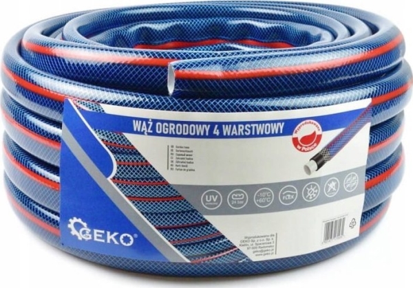 Geko Haveslange/Vandingsslange 4-Lags 1" 20 M