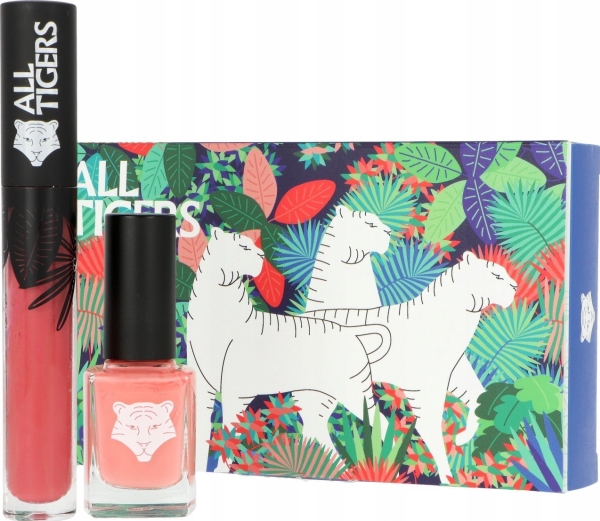 Set All Tigers Natural & Vegan Lips & Nails Lipstick 683 Make Your Mark 8ml Nail Polish 193 Take Your Chance 11ml