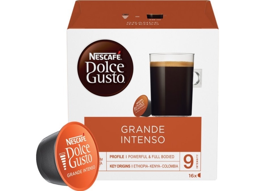 Nescafe Dolce Gusto Grande Intenso Kava, 16 kapsulių dėžutėje
