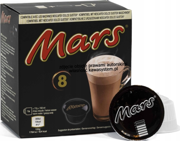 Hot chocolate pods compatible with NESCAFE(r) Dolce Gusto(r) Mars, 8 pcs. | Catering - Drycker - Kaffe och kaffebönor | GameStuff