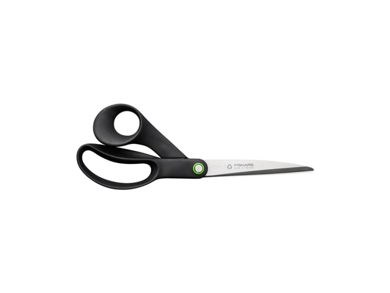 Fiskars 1074546, Voksen, Lige snit, Enkelt, Sort, Rustfrit stål, Rustfrit stål, Universal
