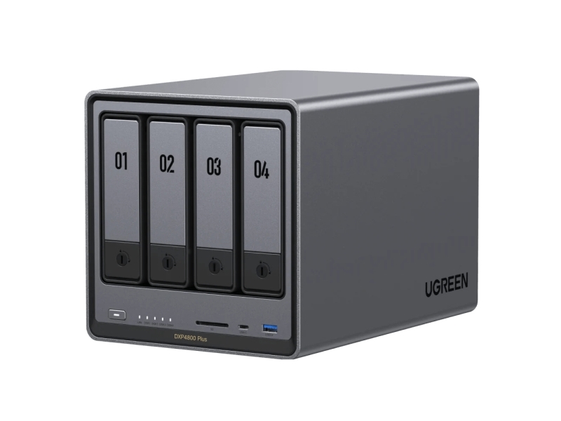 Ugreen Nasync Dxp4800 Plus Nas Skrivbord Intel  Pentium  Gold 8505 8 Gb Ddr5