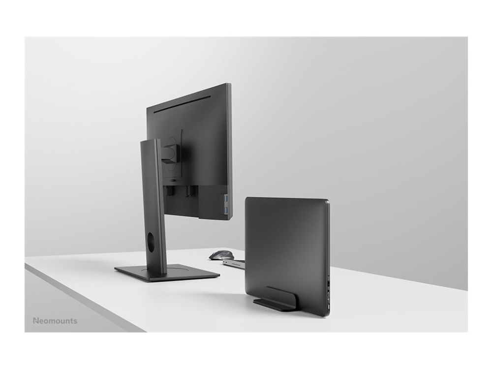Neomounts Vertikaler Laptop-Ständer, Laptop-Ständer, Schwarz, Aluminium, 27,9 Cm (11"), 43,2 Cm (17"), 5 Kg