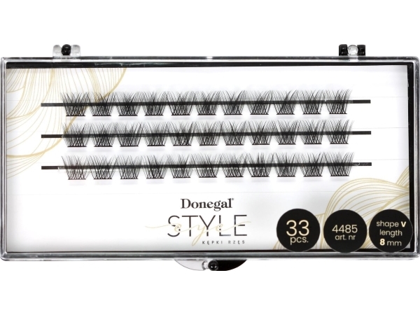 Donegal V-Eye Style 8 Mm Wimpernbüschel