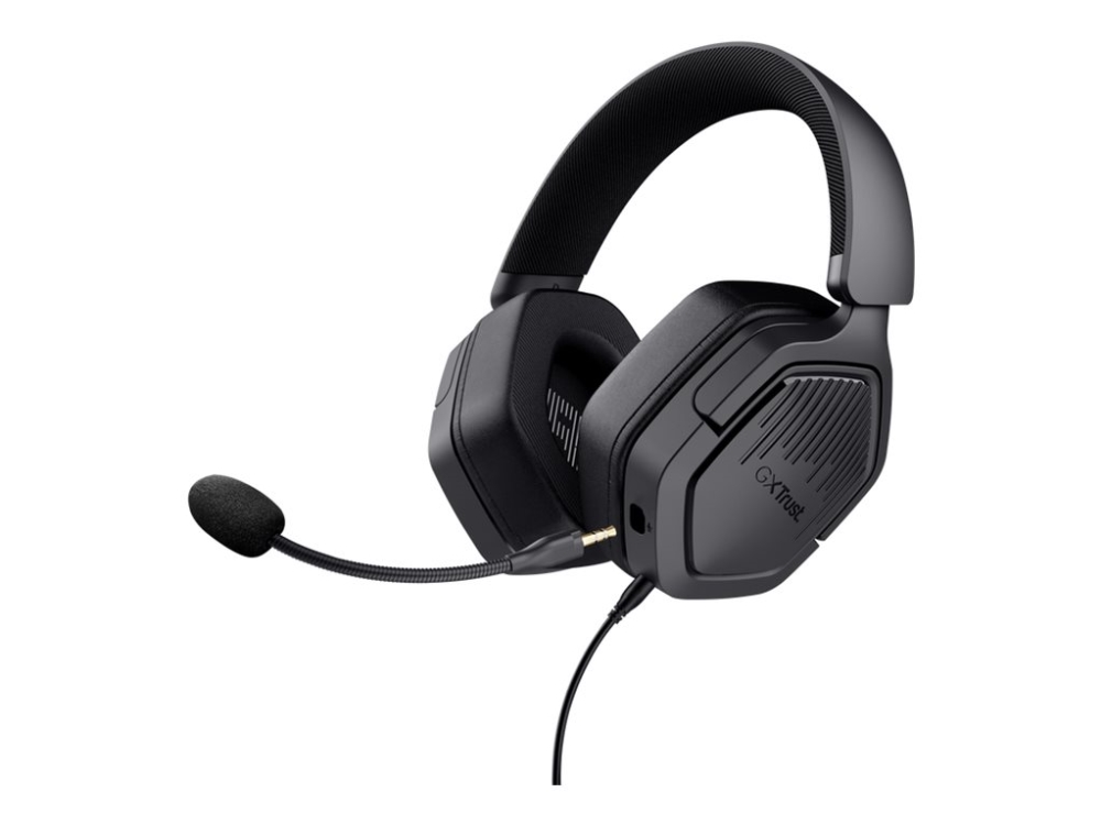 Trust Gxt 492 Carus - Headset - Fuld Størrelse - Kablet - 3,5 Mm Jackstik - Sort
