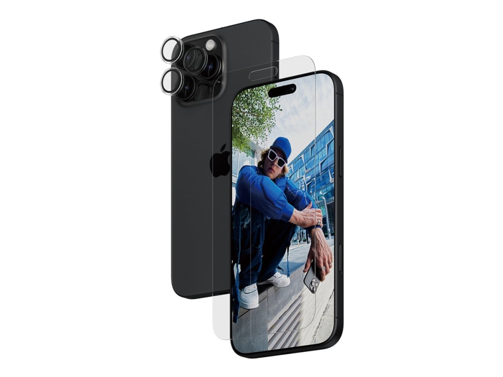 Panzerglass 2-In-1 Set Iphone 16 Pro Max, Apple, Apple - Iphone 16 Pro Max, Trockene Anwendung, Kratzresistent, Schockresistent, Transparent, 1 Stü