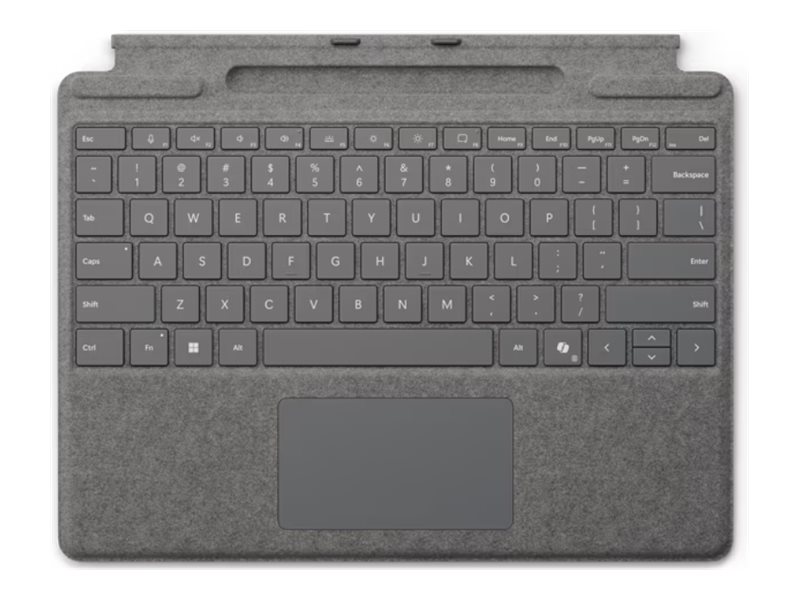 Bilde av Surface Pro Keyboard med pennoppbevaring, platina
