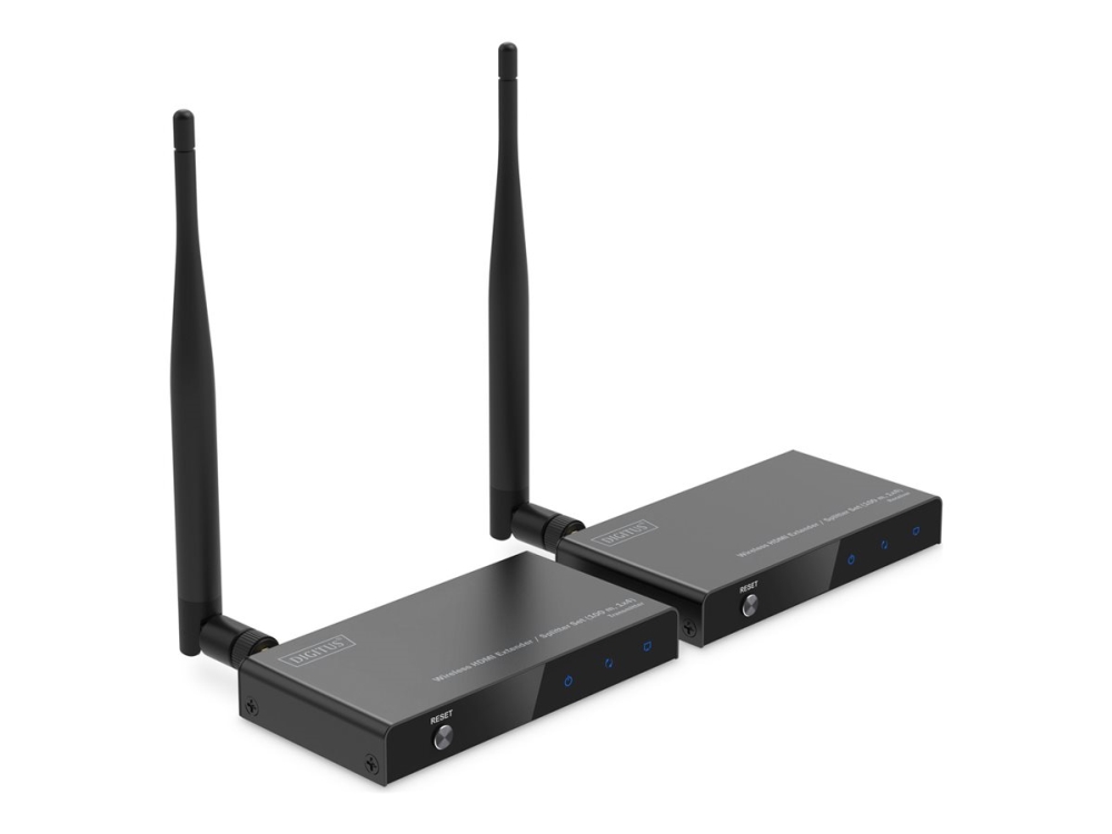 Digitus - Hdmi Extender / Splitter Set - Trådløs Video/Audio/Infrarød Forlænger - 802.11A - Op Til 100 M