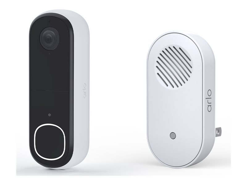 Arlo Video Doorbell 2K (2nd Generation) - Smart dörrklocka - med kamera - trådlös - Wi-Fi - 2.4 Ghz | Foto och video - Videoövervakning - Övervakningsutrustning | GameStuff