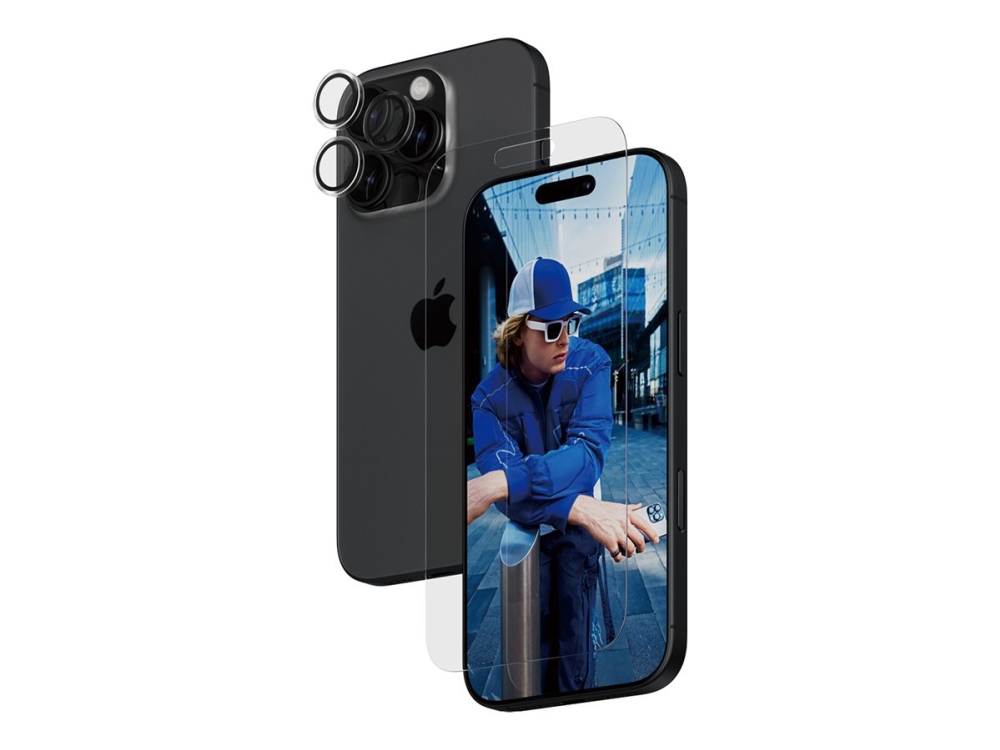 Panzerglass - 2-I-1 Pack - Skærm / Linse Beskyttelsessæt For Mobiltelefon - Glas - For Apple Iphone 16 Pro