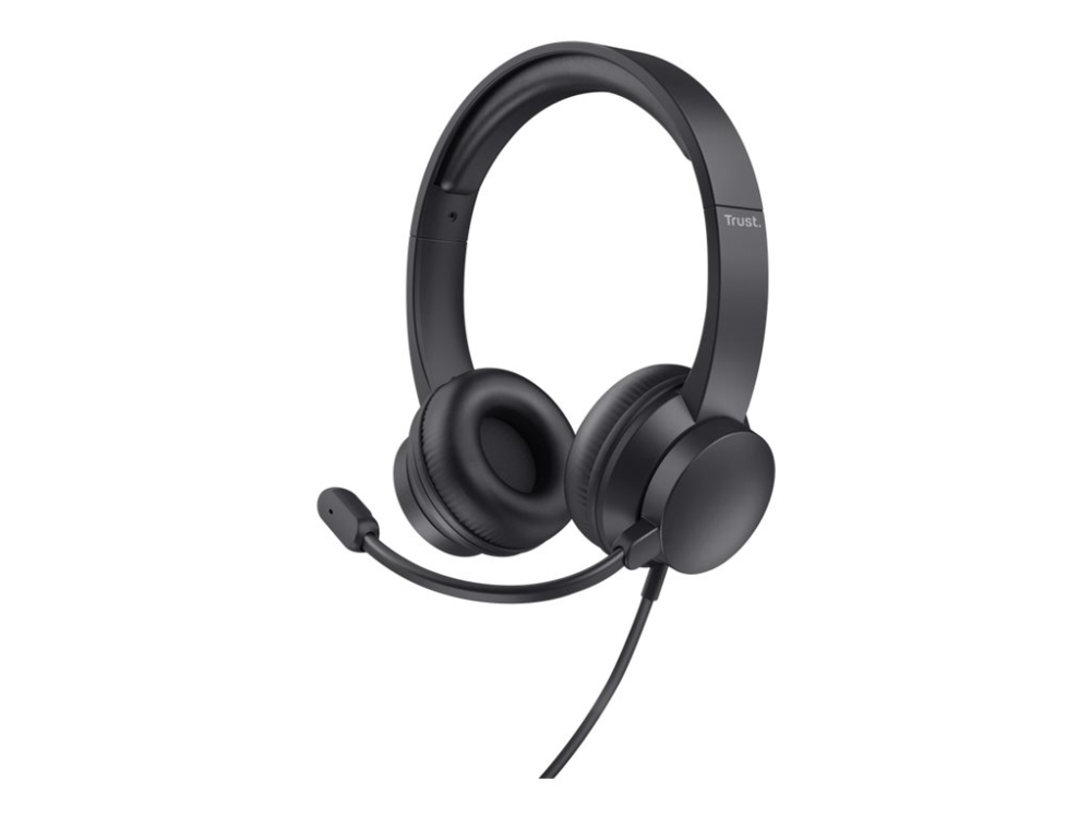 Trust Ayda Headset På Örat Kabelansluten 3 5 Mm Kontakt Svart