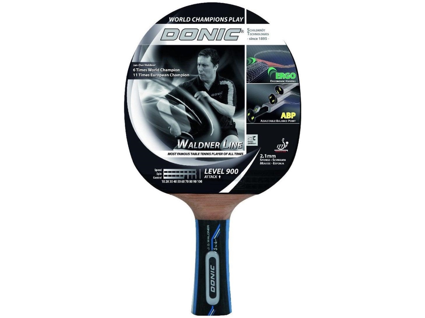 Produktfoto för Donic Waldner 900 bordtennisracket (15101)