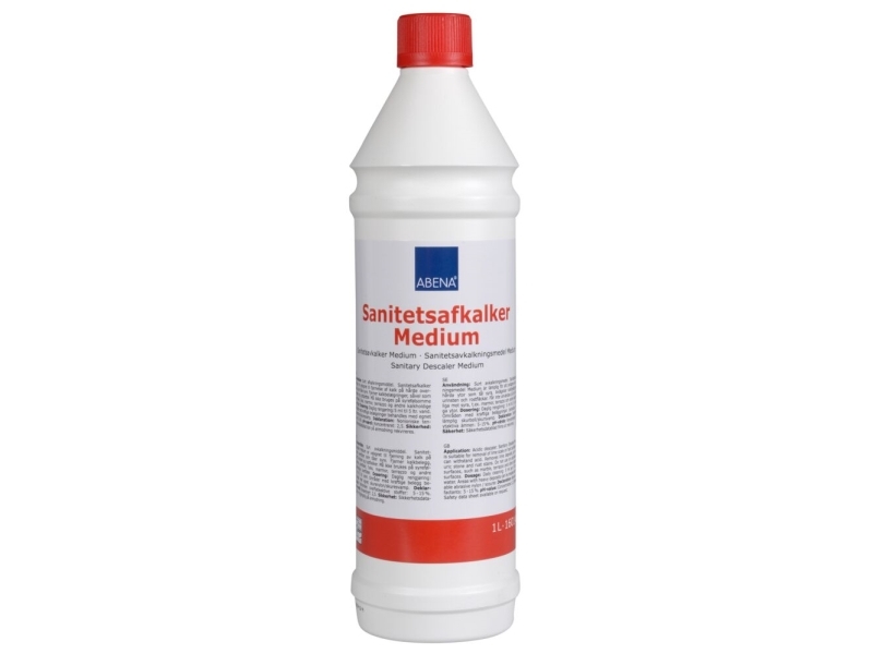 Sanitetsrengøring, Abena, 1 L, Sur/Kalkhæmmende - (12 Stk.)