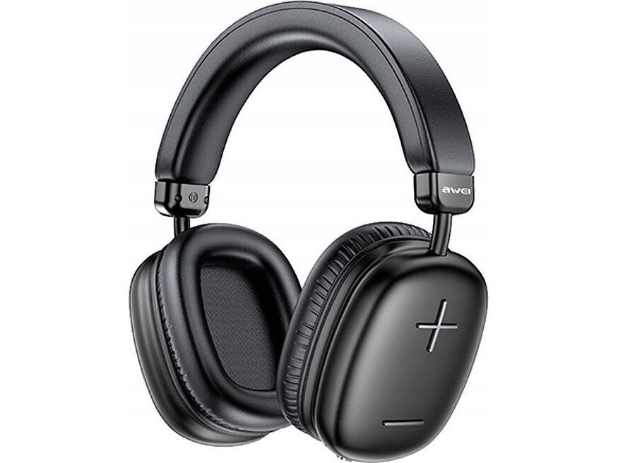 Awei Awei At6 Bluetooth On-Ear-Hovedtelefoner Sort/Sort