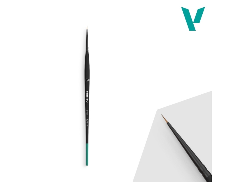 Vallejo B02100, Enstaka pensel, Rund borste, Syntetisk | Skola & Hobby - Konstmaterial - Borstar | GameStuff