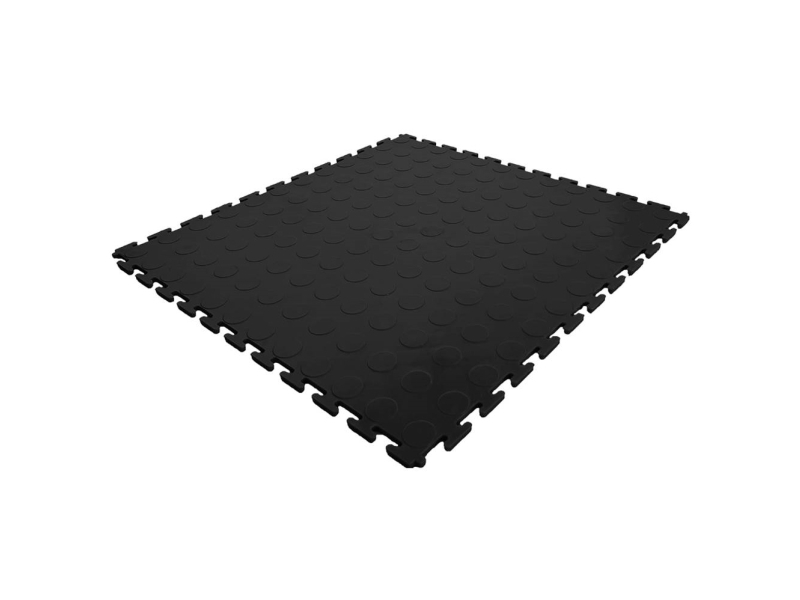 Kunzer 7GBEV10 Werkstattbodenfliese PP Schwarz Arbejdsplads-, smudsmåtter (L x B x H) 510 x 510 x 7 mm 10 stk