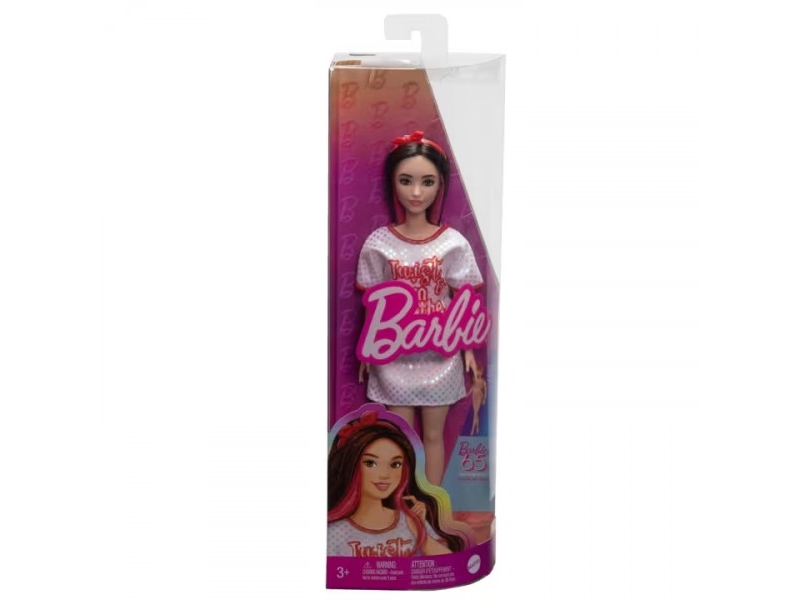 Alternativ bild 0 för Barbie Fashionistas Red Mess Dress - White Red