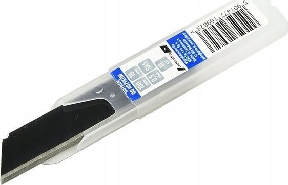 Geko knivblad til kniver 100x18x0,5 mm SK5 (svart blad), 10 stk. (400)