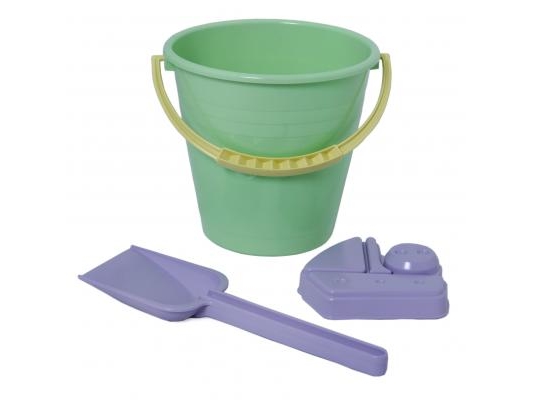 Plasto 1494ECO, Set med sandleksaker, 1 År, Plast, Grön, Lila | Utomhusleksaker - Spela i trädgården - Tillbehör | GameStuff