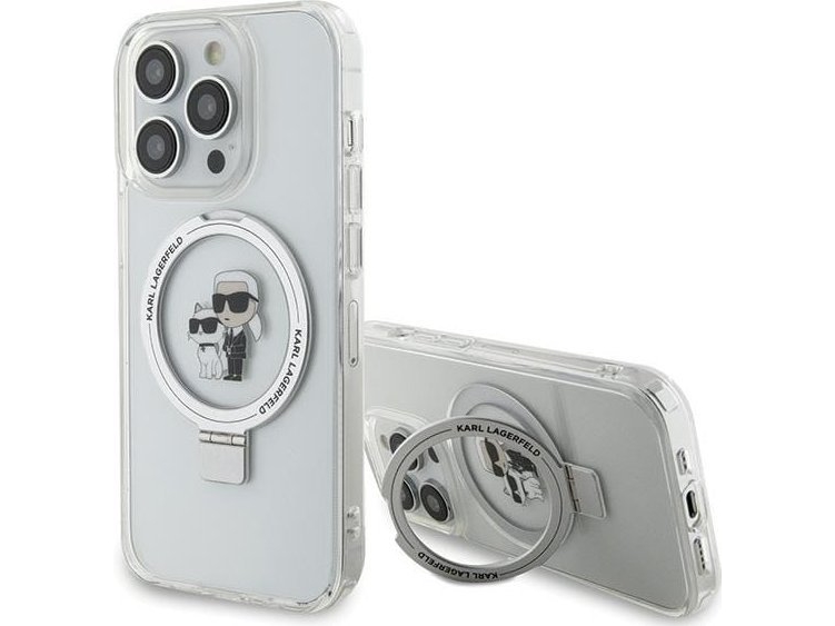 Karl Lagerfeld Telefono Dėklas Skirtas Apple Iphone 15 Pro Max, Baltos Spalvos