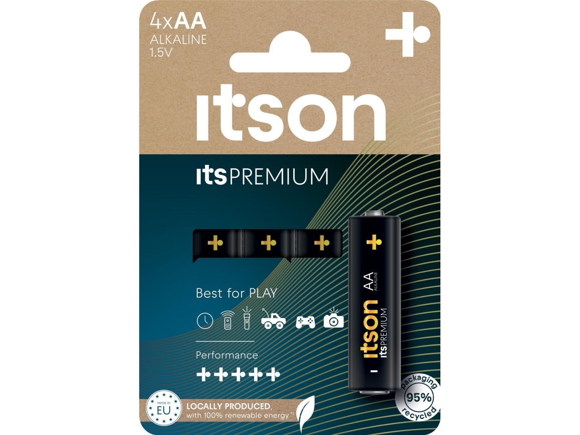 Itson Itspremium-Batterie Alkaline Lr6ipr/4Cp