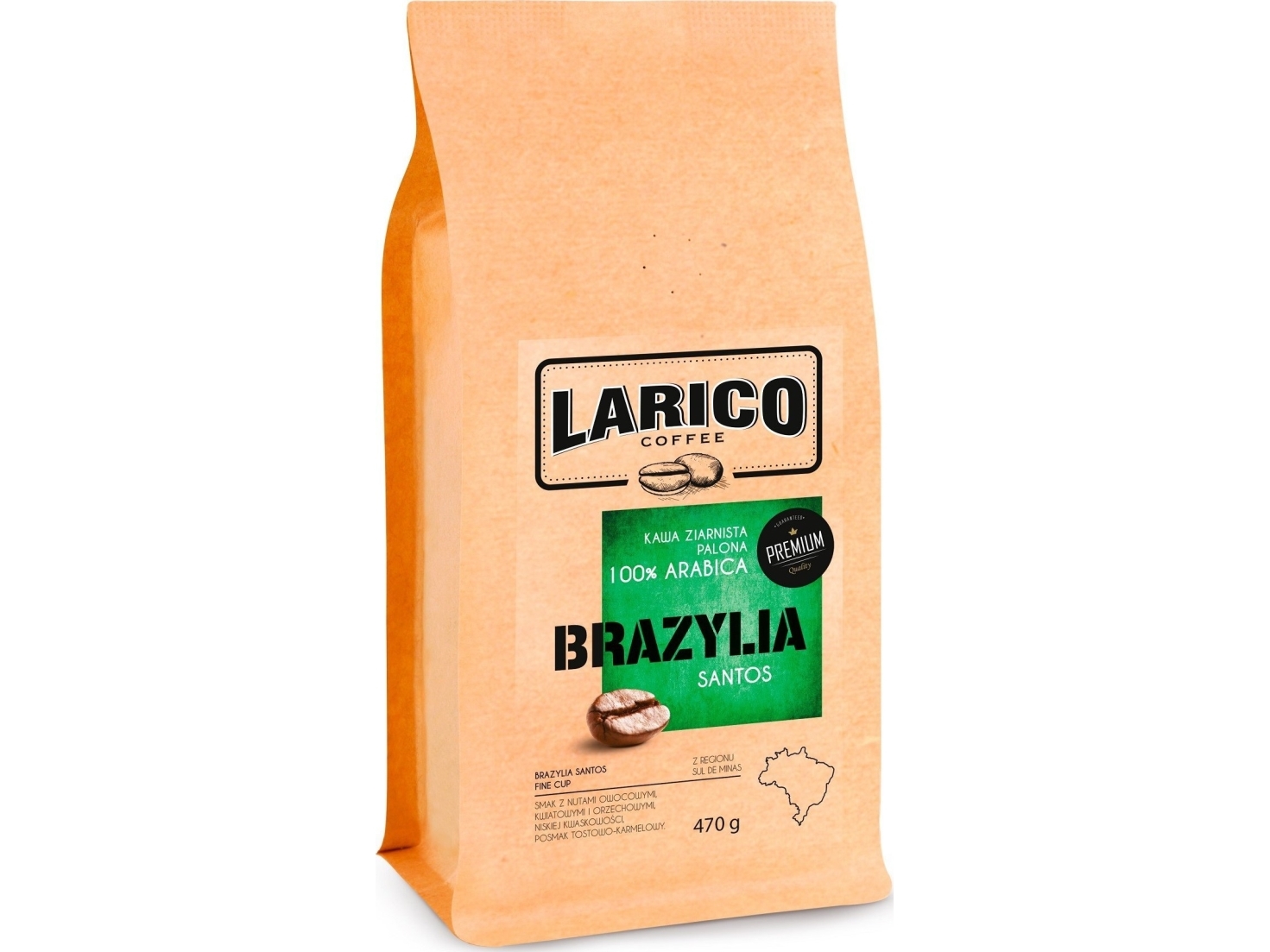 Larico Brazil Santos Bønnekaffe 470 G