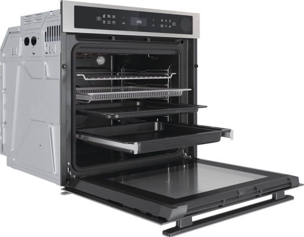 Whirlpool Oven | Akz9s 8271 Ix | 73 L | Electric | Hydrolytic/Pyrolysis | Electronic | Steam Function | Height 59.5 Cm | Width 59.5 Cm | Black