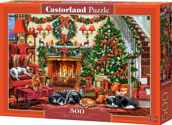 Puzzle 500 Cozy Fireplace