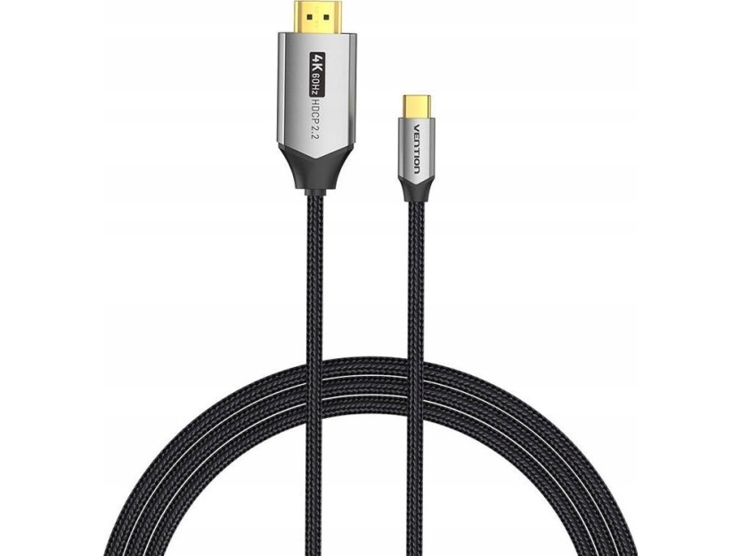 Kabel Usb-C Do Hdmi 2M Vention Crbbh (Czarny)