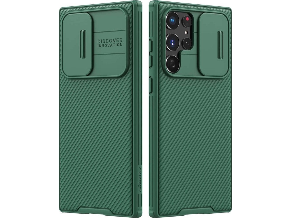 Nillkin Camshield Pro Case For Samsung Galaxy S22 Ultra Green