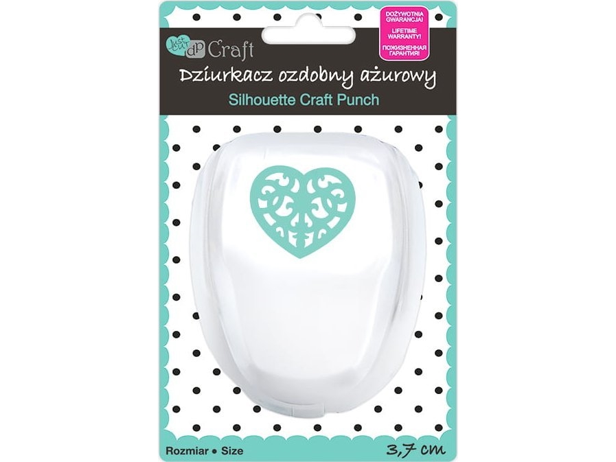 DP Craft Koristeellinen reikäpistooli 3,7cm sydän