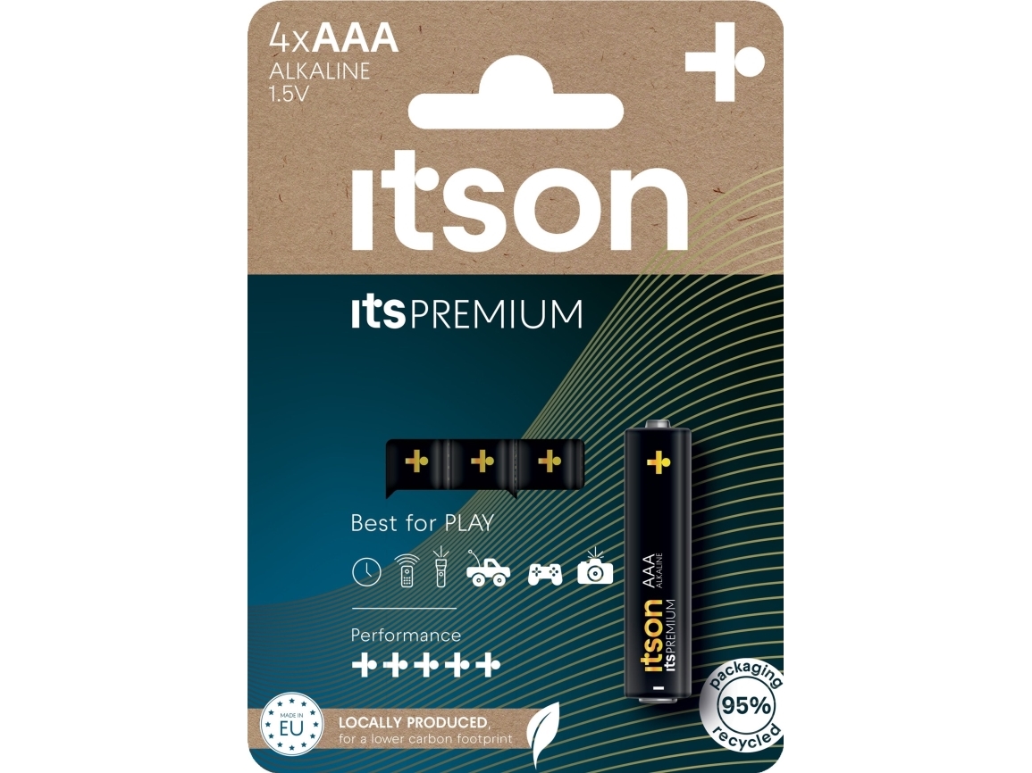 Itson Itspremium-Batterie Alkaline Lr03ipr/4Cp