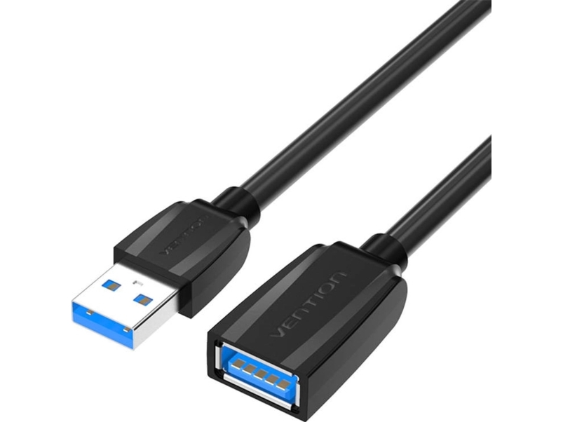 Usb 3.0 Male Usb To Female Usb Extender, Vention 3M (Black)
