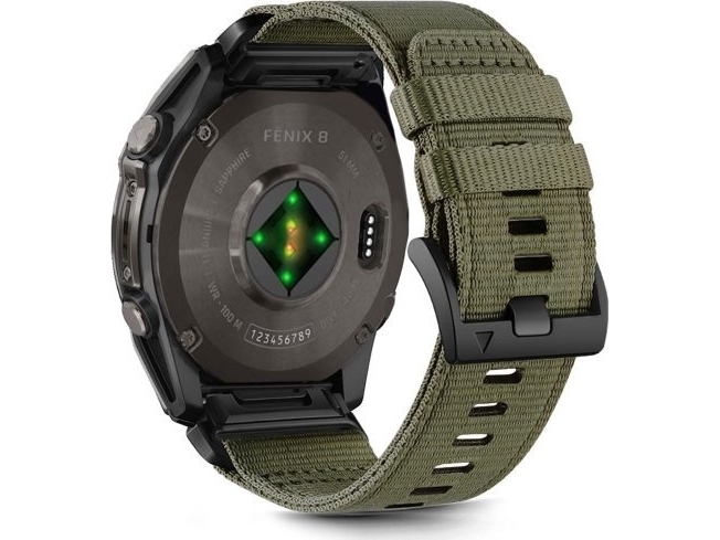 Tech Protect Tech Protect Nylon Classic Garmin Fenix 5 / 6 / 6 Pro / 7 / 8 47 Mm / E Olivegrön