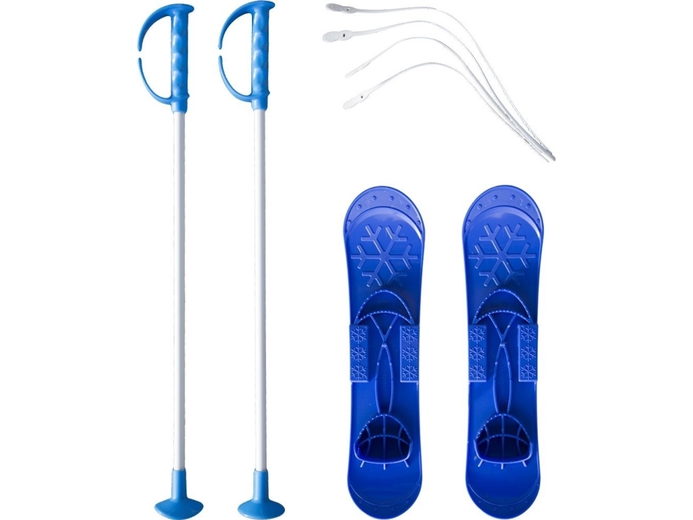 Marmat skidor med stavar för barn 42 cm MARMAT Blue | Sport & Träning - Skidor/Snowboard - Skidstavar | GameStuff