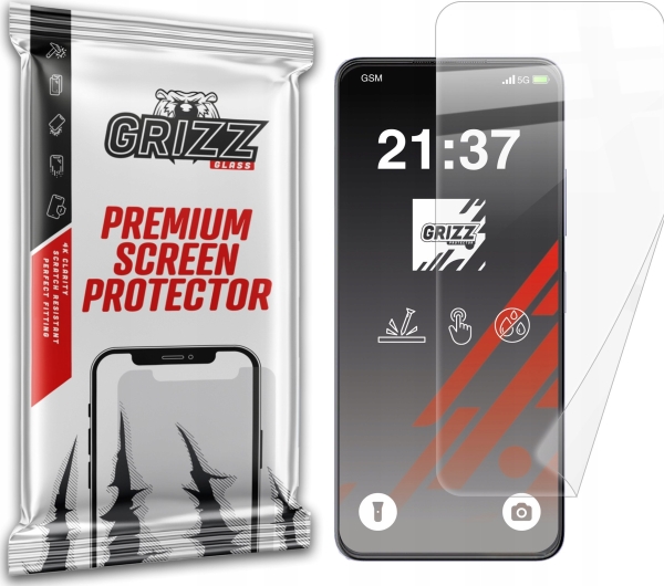 Grizzglass Keramisk Film Grizzglass Ceramicfilm Til Zte Blade V60 Design