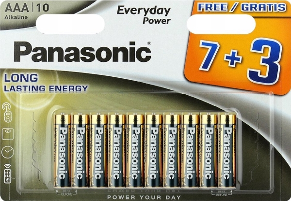 Panasonic Everyday Power Battery Lr03eps/10bw 7 3