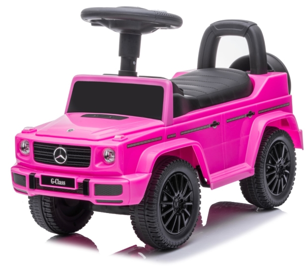 Mercedes Benz G350D Pink Fotgängarbil för barn (från 12 månader) | Utomhusleksaker - Gå / Löpande fordon - Gå fordon | GameStuff